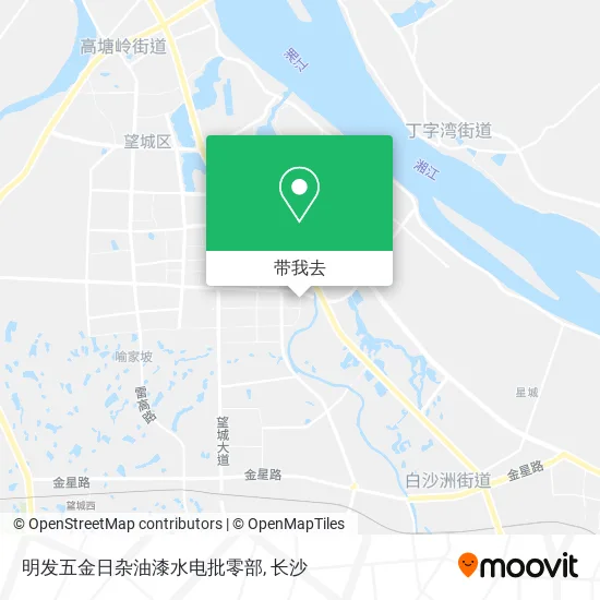 明发五金日杂油漆水电批零部地图