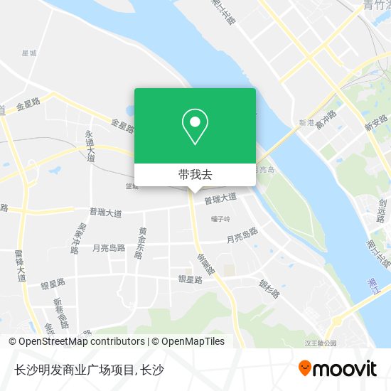 长沙明发商业广场项目地图