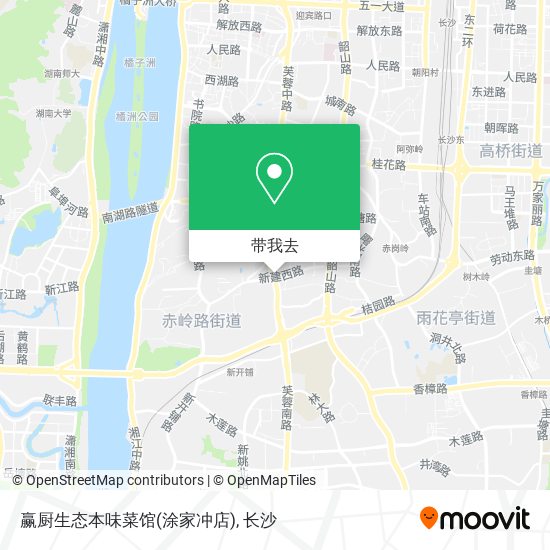 赢厨生态本味菜馆(涂家冲店)地图