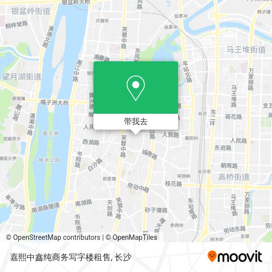 嘉熙中鑫纯商务写字楼租售地图