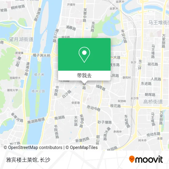 雅宾楼土菜馆地图