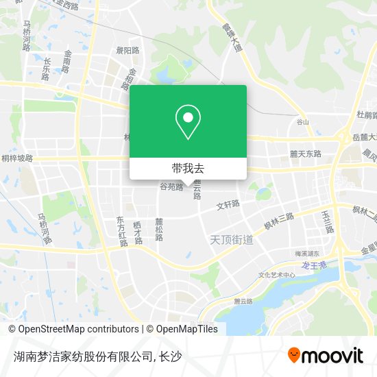 湖南梦洁家纺股份有限公司地图