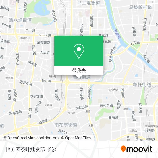 怡芳园茶叶批发部地图