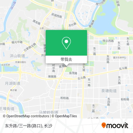 东升路/三一路(路口)地图