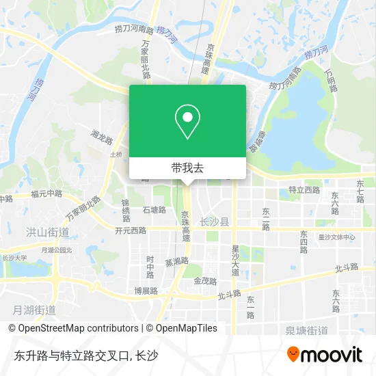 东升路与特立路交叉口地图