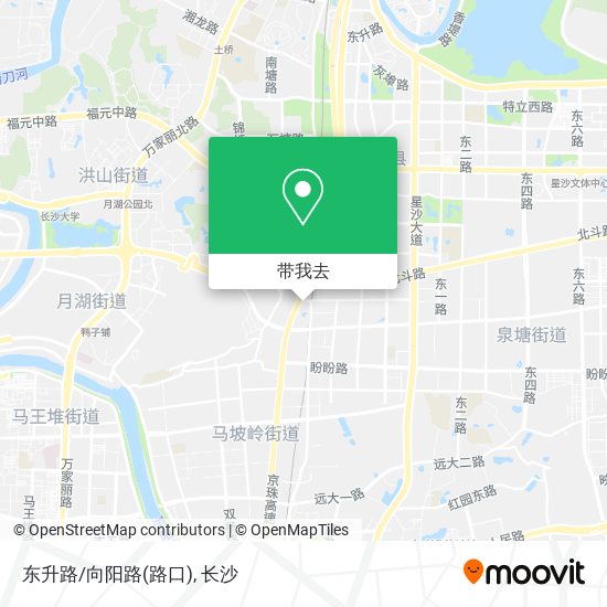 东升路/向阳路(路口)地图