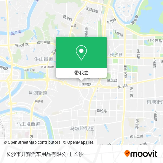 长沙市开辉汽车用品有限公司地图