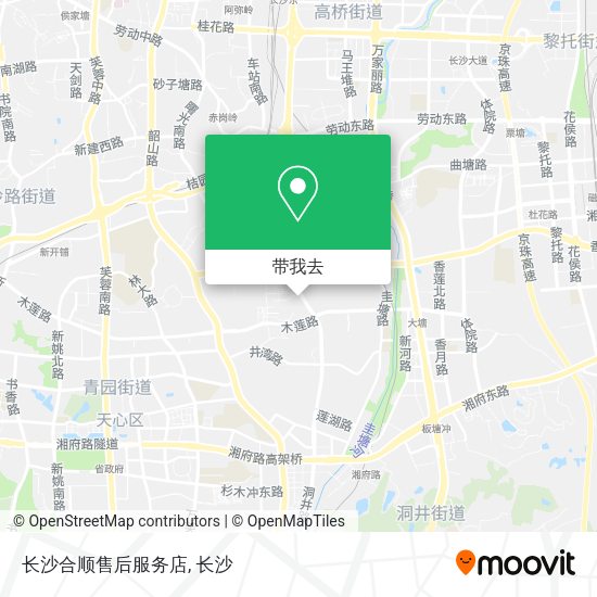 长沙合顺售后服务店地图
