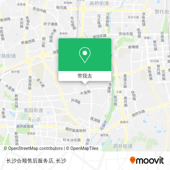 长沙合顺售后服务店地图