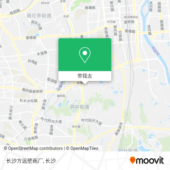 长沙方远壁画厂地图