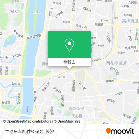 兰达吊车配件经销处地图