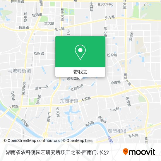 湖南省农科院园艺研究所职工之家-西南门地图