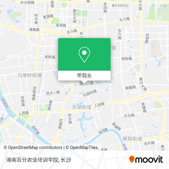 湖南百分农业培训学院地图