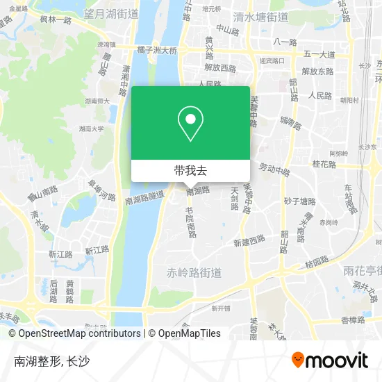 南湖整形地图