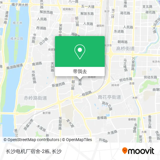 长沙电机厂宿舍-2栋地图