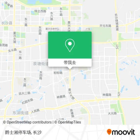 爵士湘停车场地图