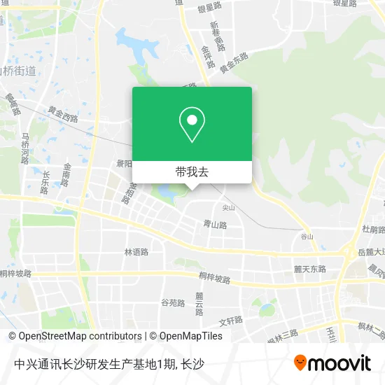 中兴通讯长沙研发生产基地1期地图