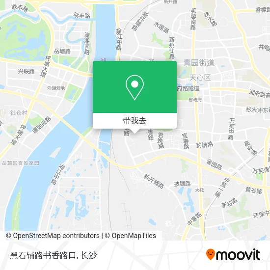 黑石铺路书香路口地图