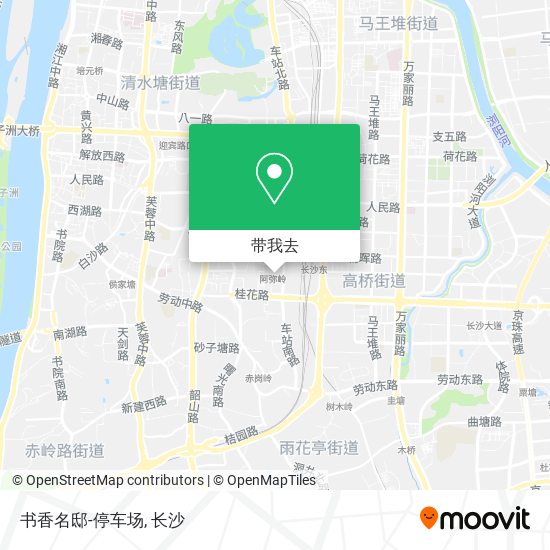 书香名邸-停车场地图