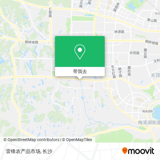 雷锋农产品市场地图