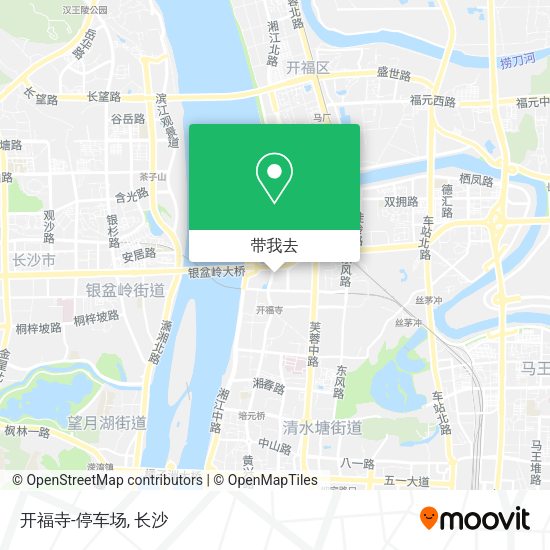 开福寺-停车场地图