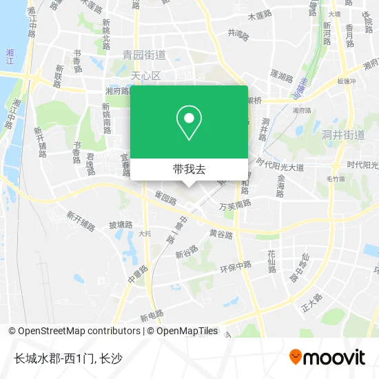 长城水郡-西1门地图