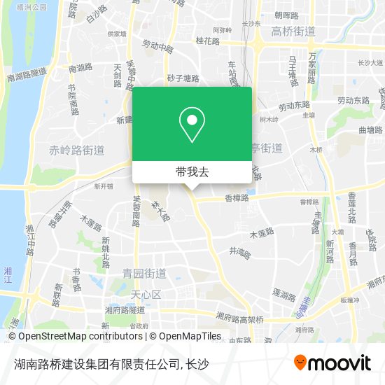 湖南路桥建设集团有限责任公司地图