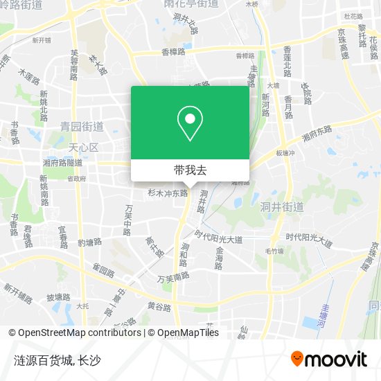 涟源百货城地图