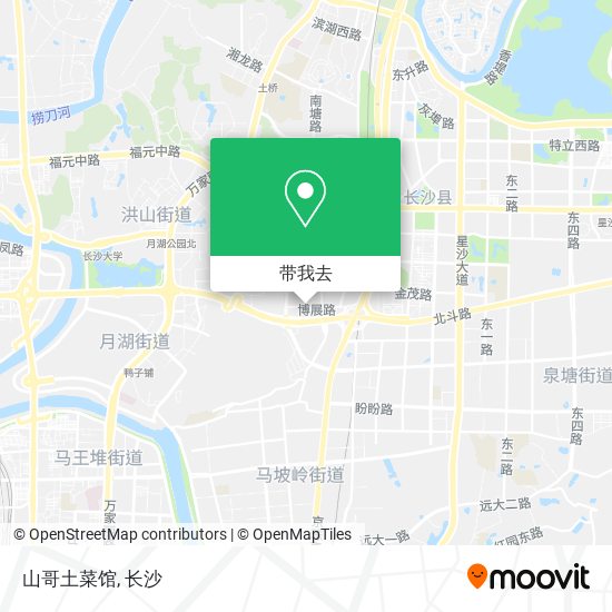 山哥土菜馆地图