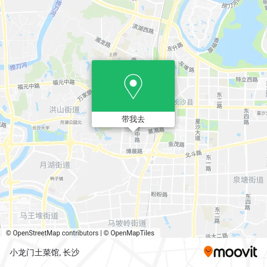 小龙门土菜馆地图