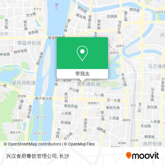 兴汉食府餐饮管理公司地图
