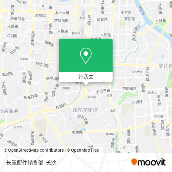 长重配件销售部地图