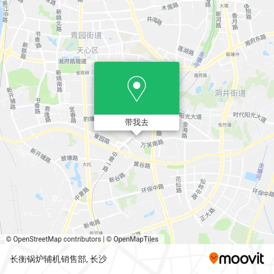 长衡锅炉辅机销售部地图