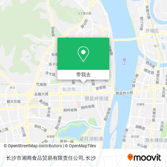 长沙市湘商食品贸易有限责任公司地图