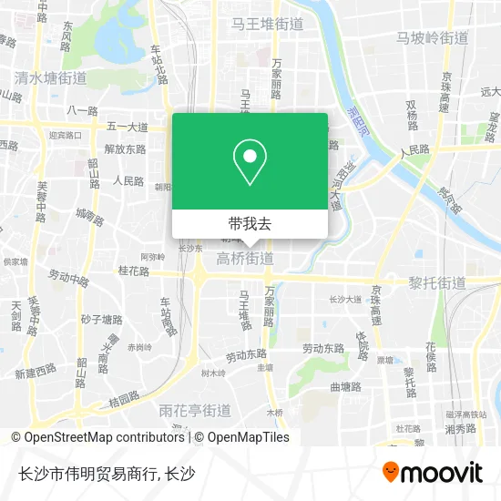 长沙市伟明贸易商行地图