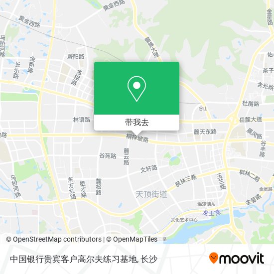中国银行贵宾客户高尔夫练习基地地图