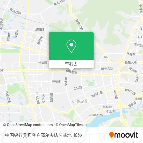 中国银行贵宾客户高尔夫练习基地地图