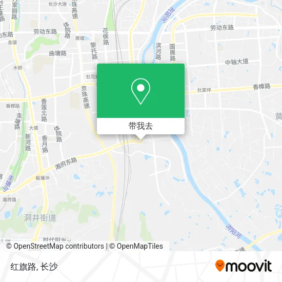 红旗路地图