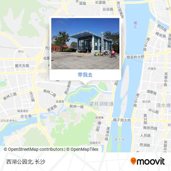 西湖公园北地图