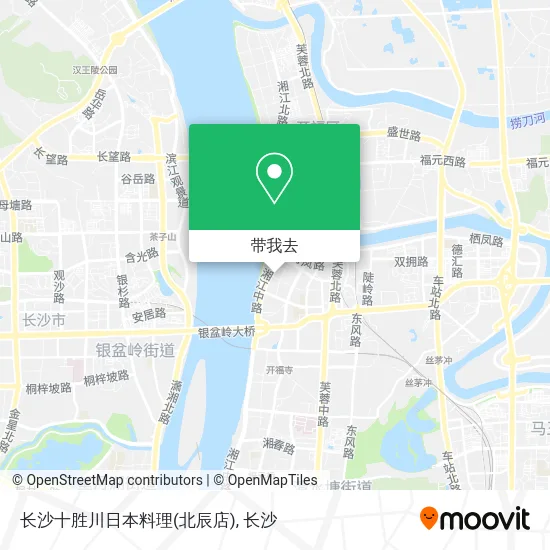 长沙十胜川日本料理(北辰店)地图