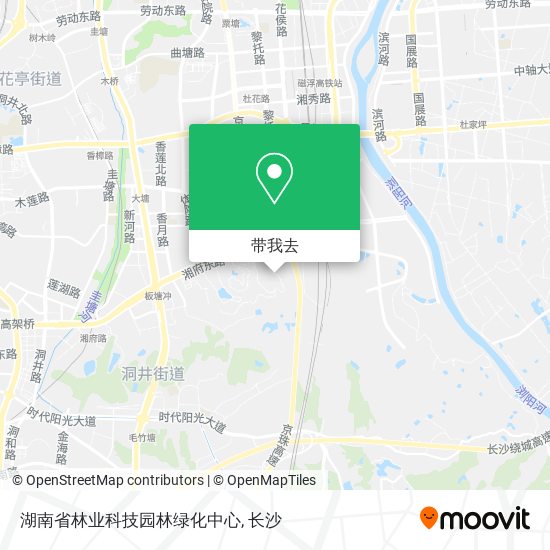 湖南省林业科技园林绿化中心地图