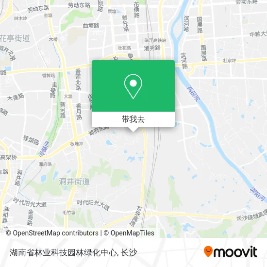 湖南省林业科技园林绿化中心地图