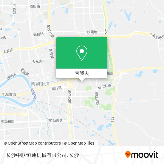 长沙中联恒通机械有限公司地图