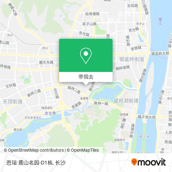 恩瑞·麓山名园-D1栋地图