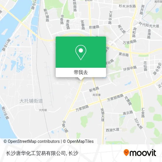 长沙唐华化工贸易有限公司地图