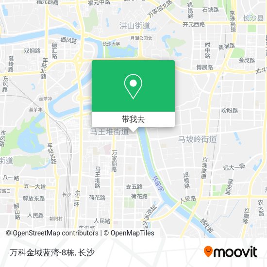 万科金域蓝湾-8栋地图