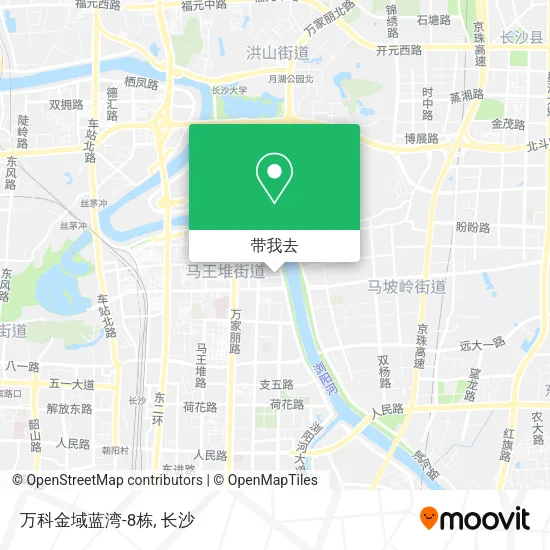万科金域蓝湾-8栋地图