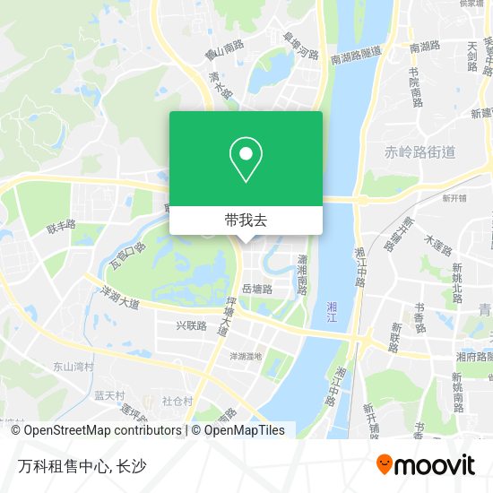 万科租售中心地图