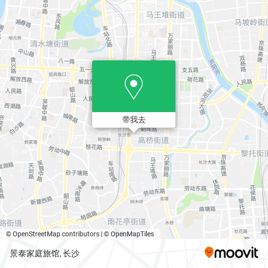 景泰家庭旅馆地图