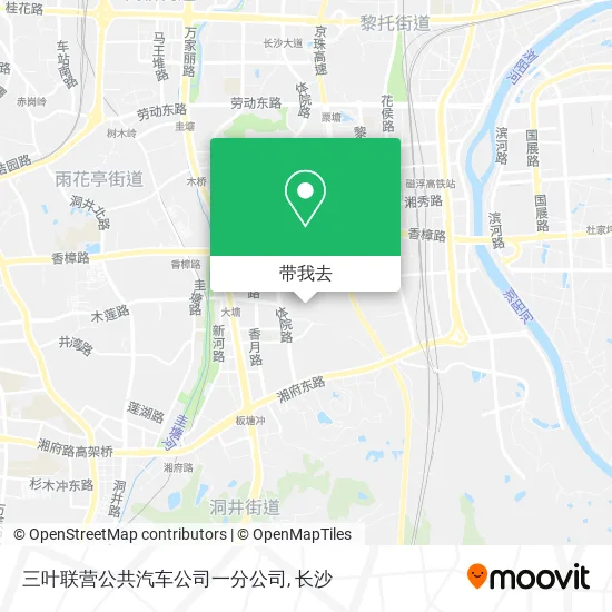 三叶联营公共汽车公司一分公司地图